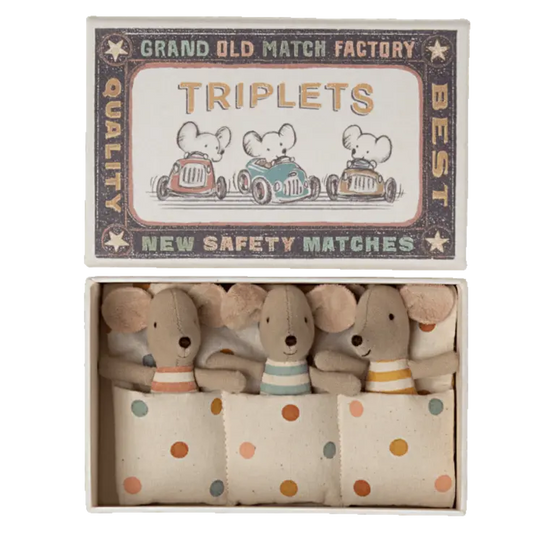 Baby Triplets in Matchbox - Feder&Konfetti Store