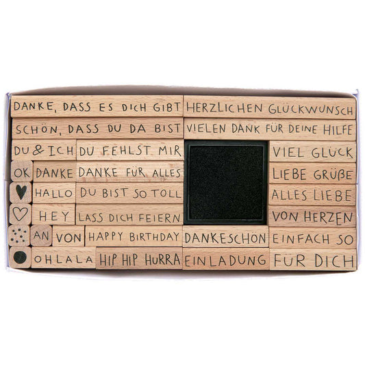 Alles Liebe | XL-Stempelset