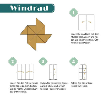 333 Origami - Art Déco - Feder&Konfetti