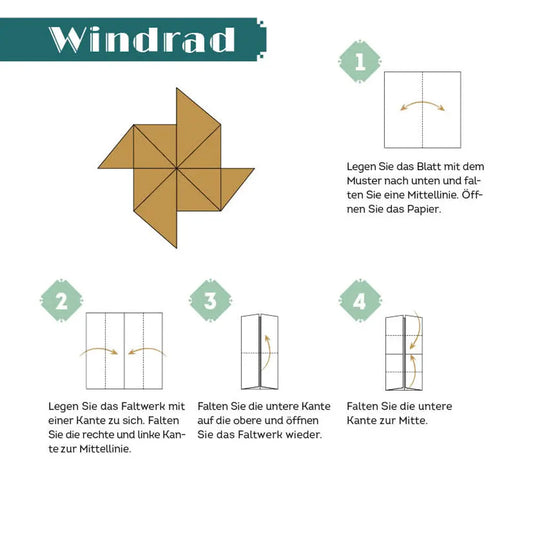333 Origami - Art Déco - Feder&Konfetti