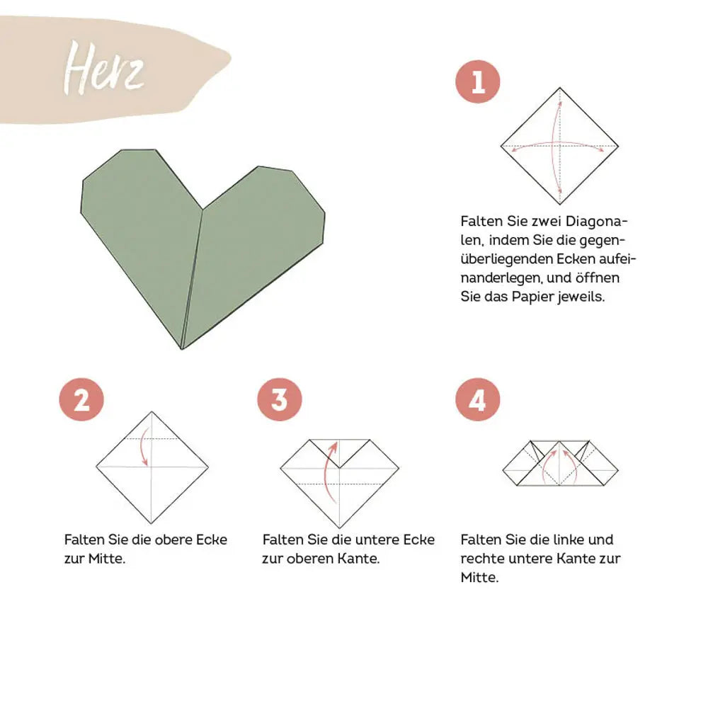 333 Origami - Boho Nature Style - Feder&Konfetti
