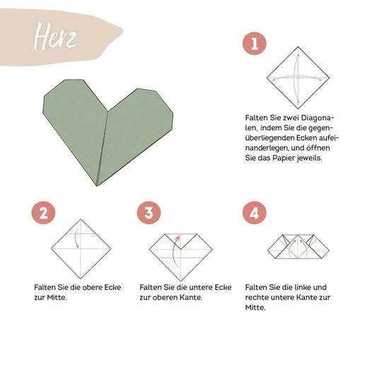 333 Origami - Boho Nature Style - Feder&Konfetti