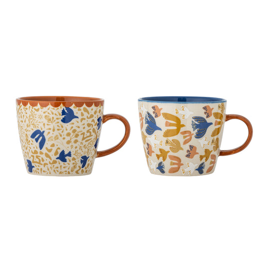 Anniversary Tasse | Bloomingville | Becher aus Steingut | 2 Farben