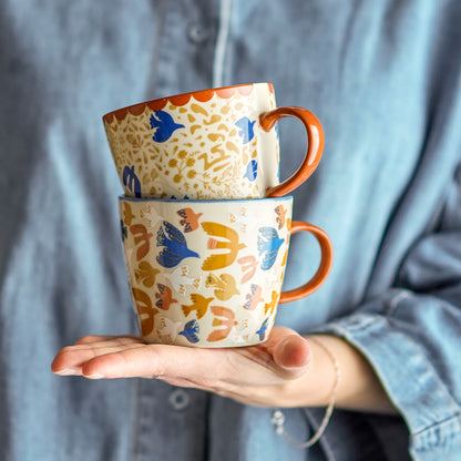 Anniversary | Bloomingville | Becher aus Steingut | 2 Varianten