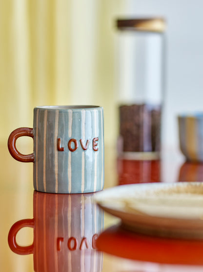 Cherish | Bloomingville | Becher aus Steingut | 2 Varianten