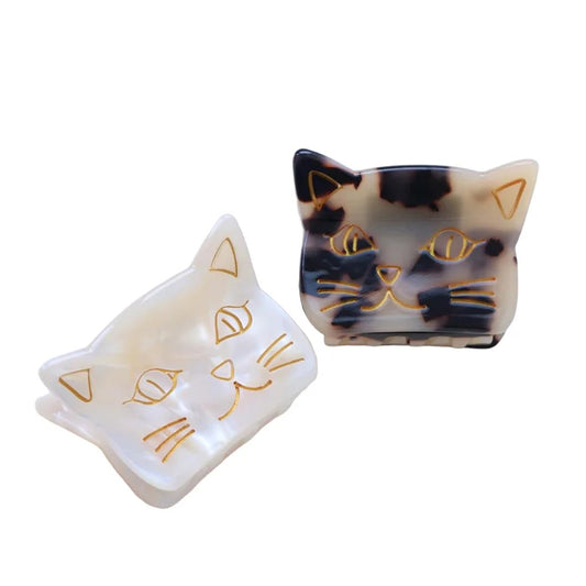 Haarklammer „I love cats!“ | VON RIKE | Haarschmuck | 2 Farben