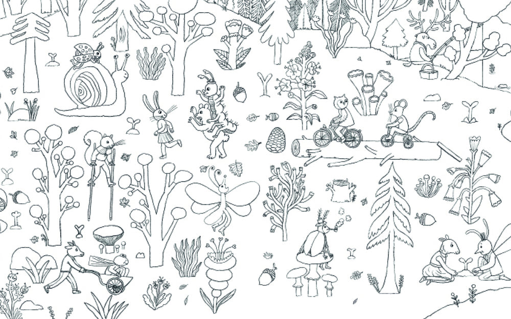 Malbuch fantastischer Wald | Mitmachbuch  (n.v. 06.10.2025; Jana)