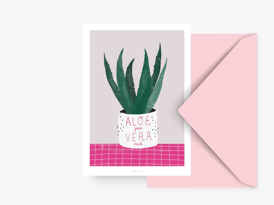 Aloe Vera | Postkarte