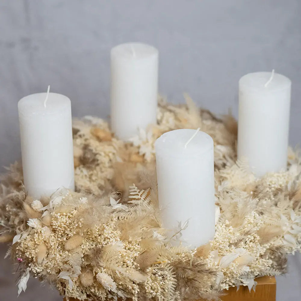 Adventskranz ALEA | Ø 40 cm Feder&Konfetti