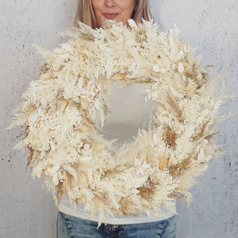 Adventskranz ALEA | Ø 40 cm Feder&Konfetti