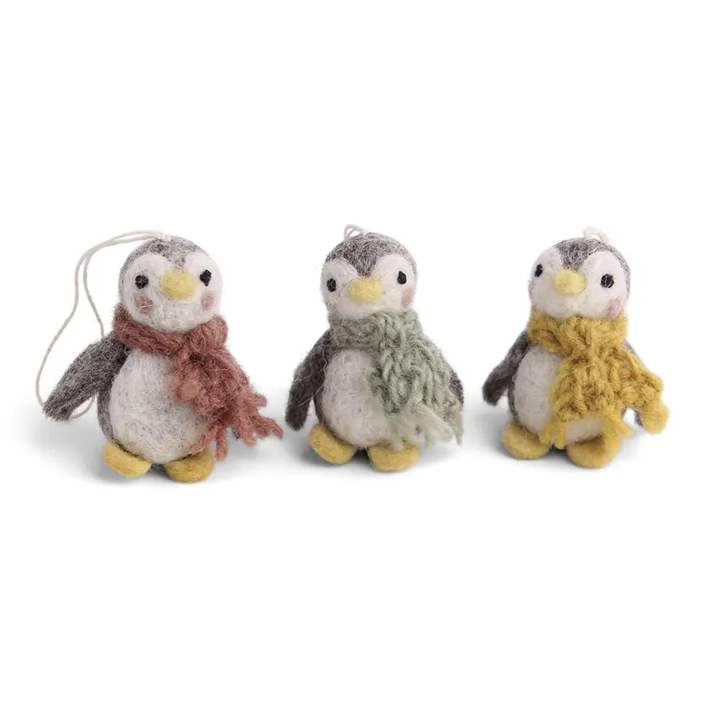 Anhänger PENGUIN | 3er Set(Weihnachtsware 26.01.24 G.) Én Gry & Sif