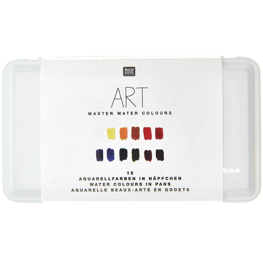Aquarellfarben ART MASTER | 12 Näpfchen Rico Design