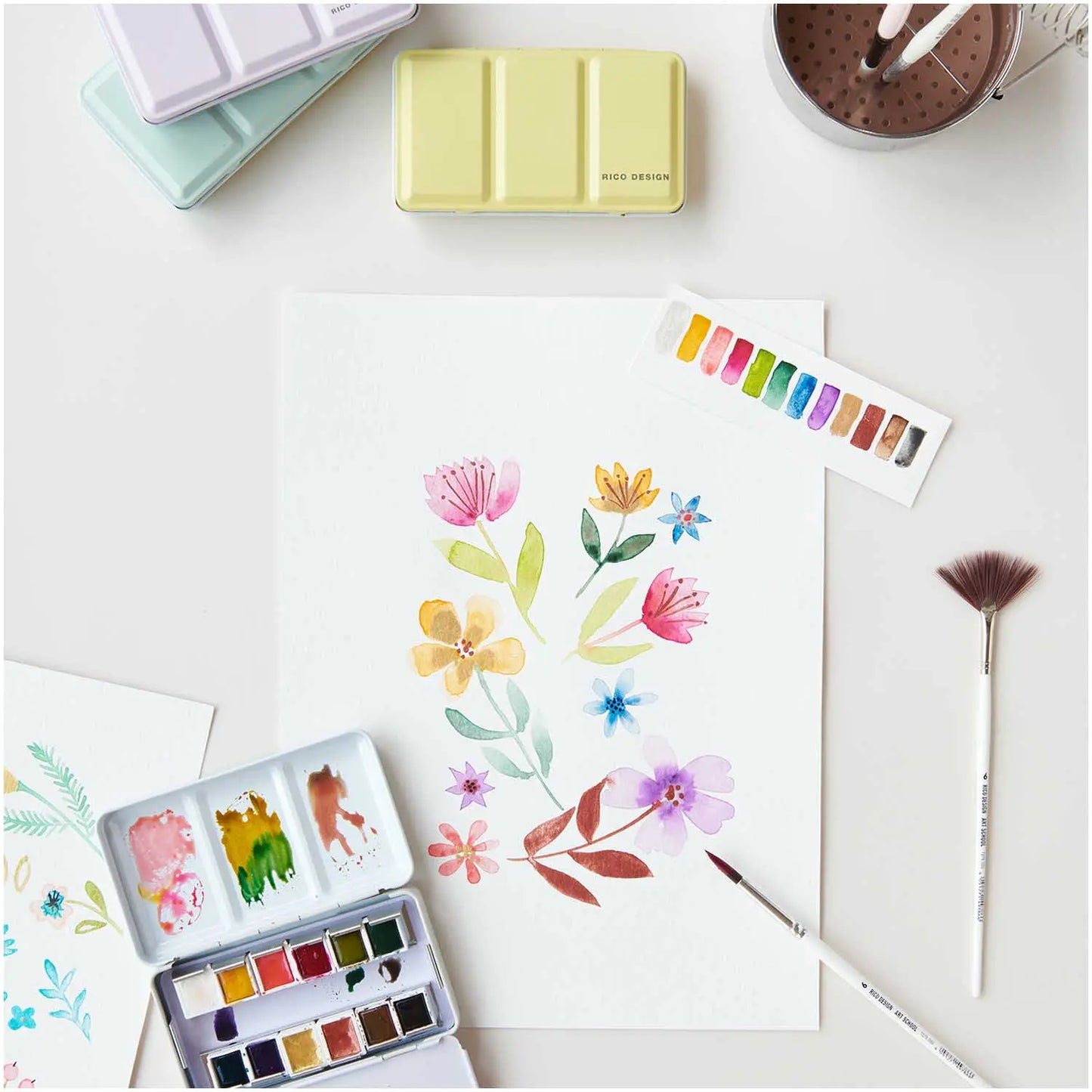 Aquarellfarben ART MASTER | 12 Näpfchen Rico Design
