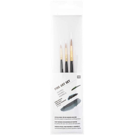 Aquarellpinsel FINE ART - Feder&Konfetti