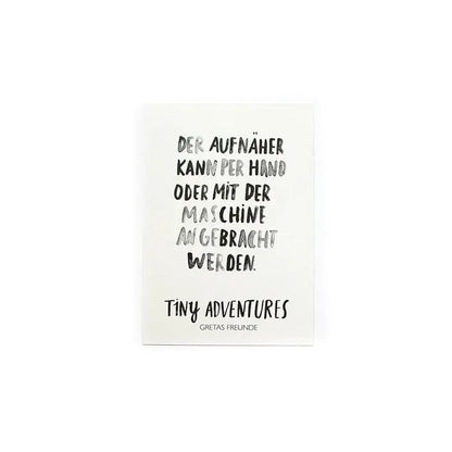 Aufnäher TINY ADVENTURES Gretas Schwester