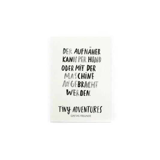 Aufnäher TINY ADVENTURES Gretas Schwester
