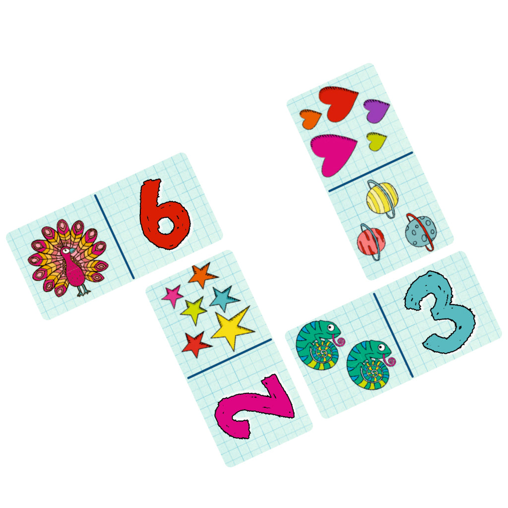 Buntes Zahlen-Domino | Spiegelburg | Lernspiel