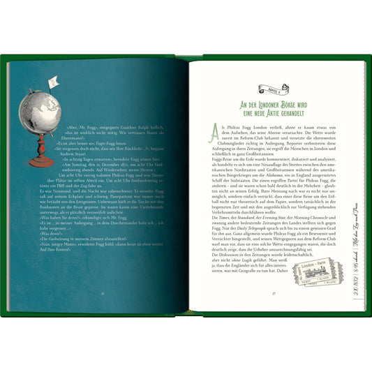 In 80 Tagen um die Welt | Große Schmuckausgabe | Coppenrath | Buch