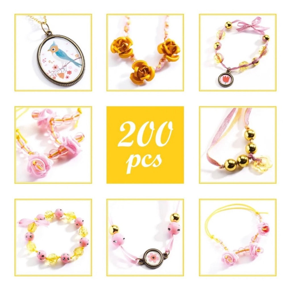Perlen und Blumen | Djeco | Schmuck-Set