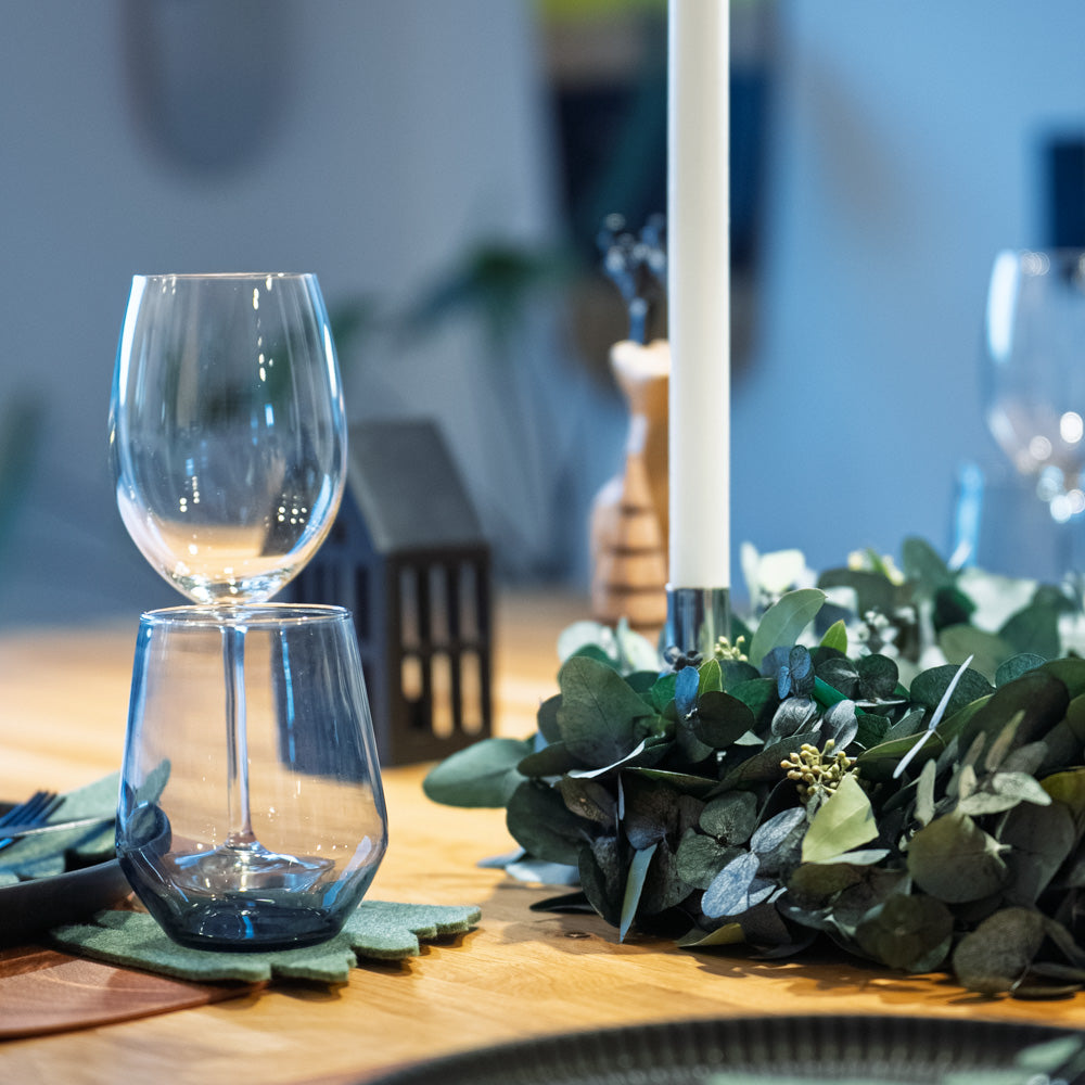 Vinterlys | Immergrüner Adventskranz aus Eukalyptus | 2 Größen