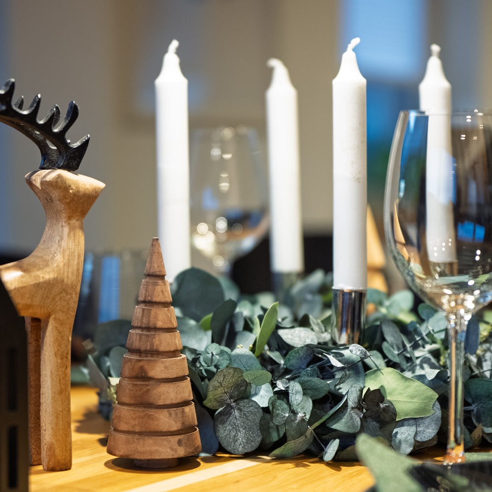Vinterlys | Immergrüner Adventskranz aus Eukalyptus | 2 Größen