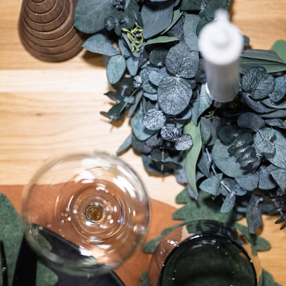 Vinterlys | Immergrüner Adventskranz aus Eukalyptus | 2 Größen