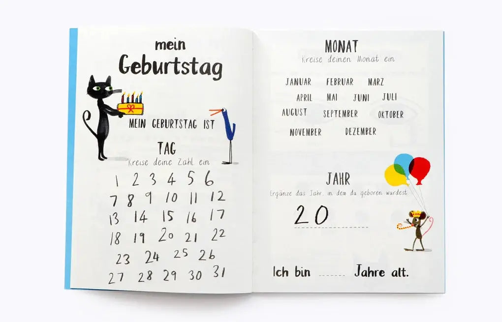 Das Ich-Buch - Feder&Konfetti