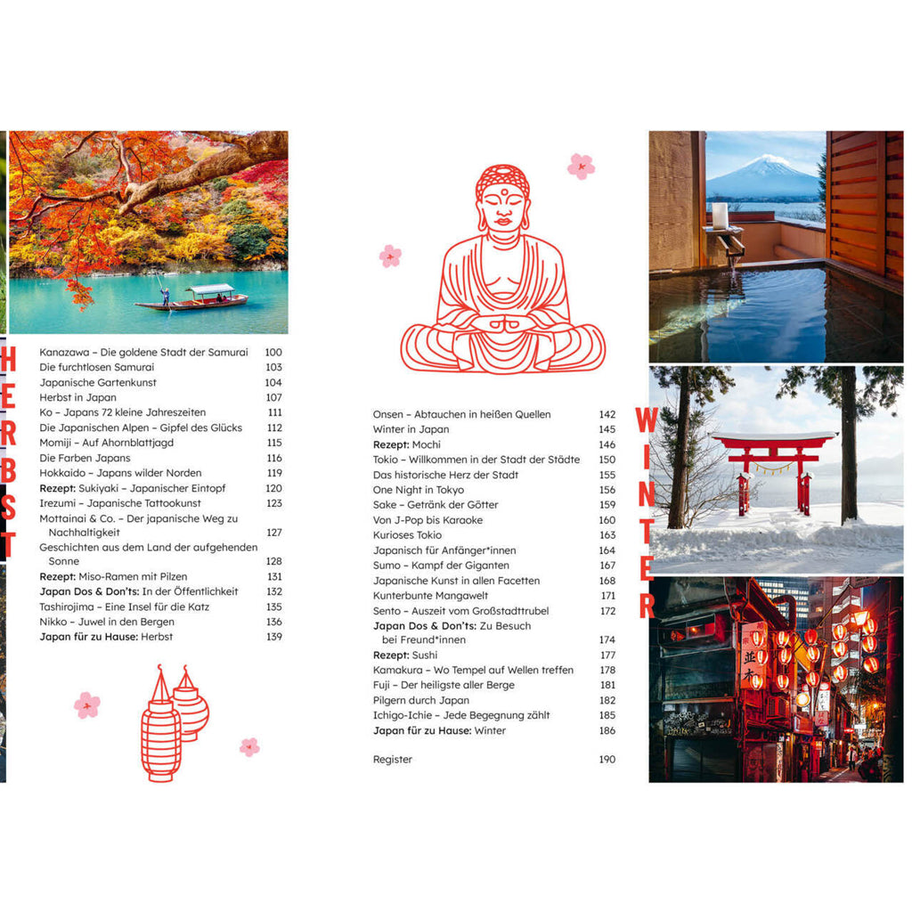Japan Kultur Landschaft und Menschen | EMF | Reisebuch