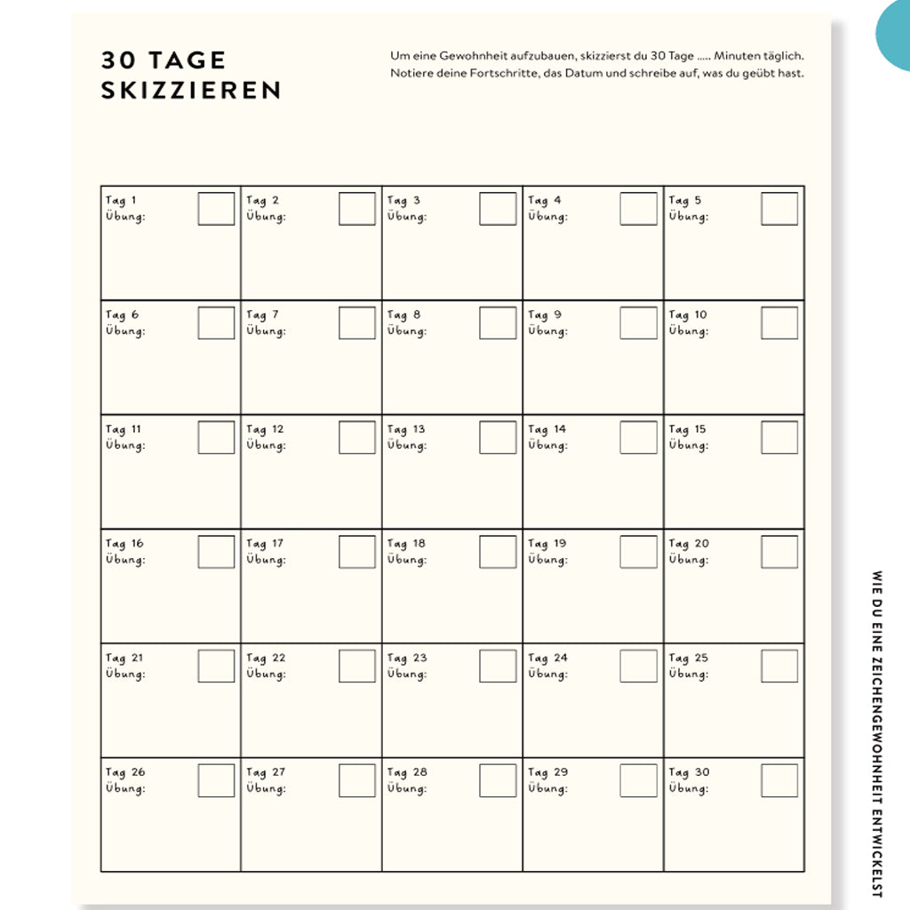 Jeden Tag zeichnen | EMF | Kreativbuch