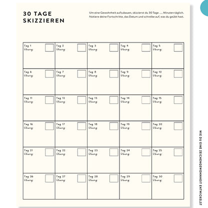 Jeden Tag zeichnen | EMF | Kreativbuch