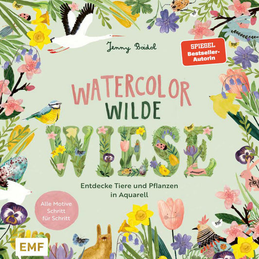 Watercolor Wilde Wiese | EMF | Kreativbuch