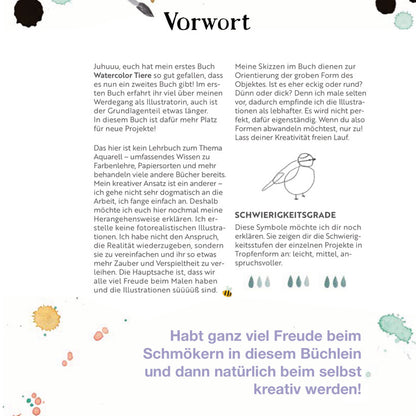 Watercolor Wilde Wiese | EMF | Kreativbuch