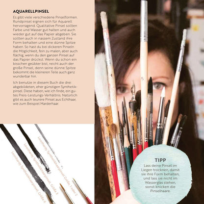 Watercolor Wilde Wiese | EMF | Kreativbuch
