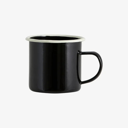 Emaillebecher GINGER BLACK - Feder&Konfetti Store