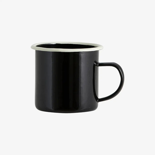 Emaillebecher GINGER BLACK - Feder&Konfetti Store