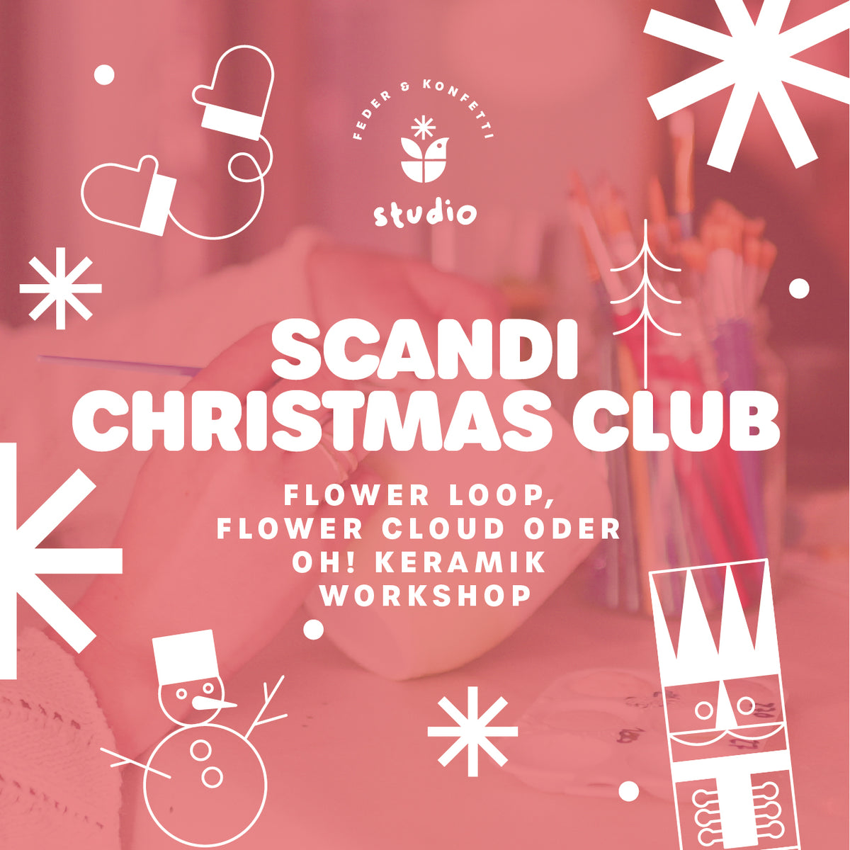 Scandi Christmas Club | Loop, Flower Cloud oder OH! Keramik Workshop in Leipzig