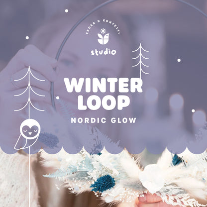 Nordic Glow – Dein floraler Winterloop | Workshop in Leipzig