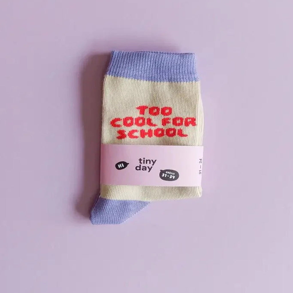 Too cool for school | tinyday | Socken | 2 Farben