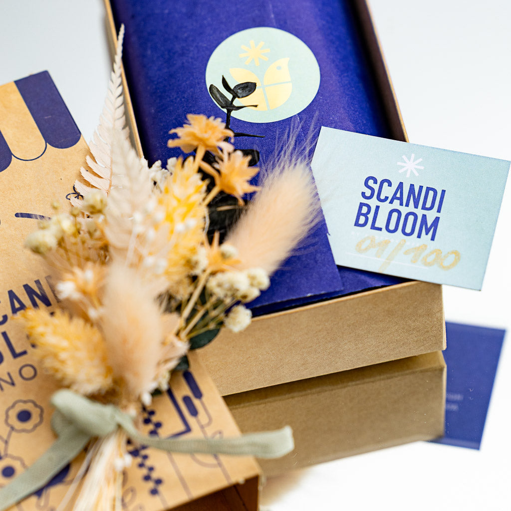 Scandi Bloom Box | Nordic | Trockenblumenstrauß | Limited Edition | 5 Varianten