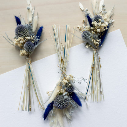 Ocean Whisper| Mini- Trockenblumensträuße | 3er Set