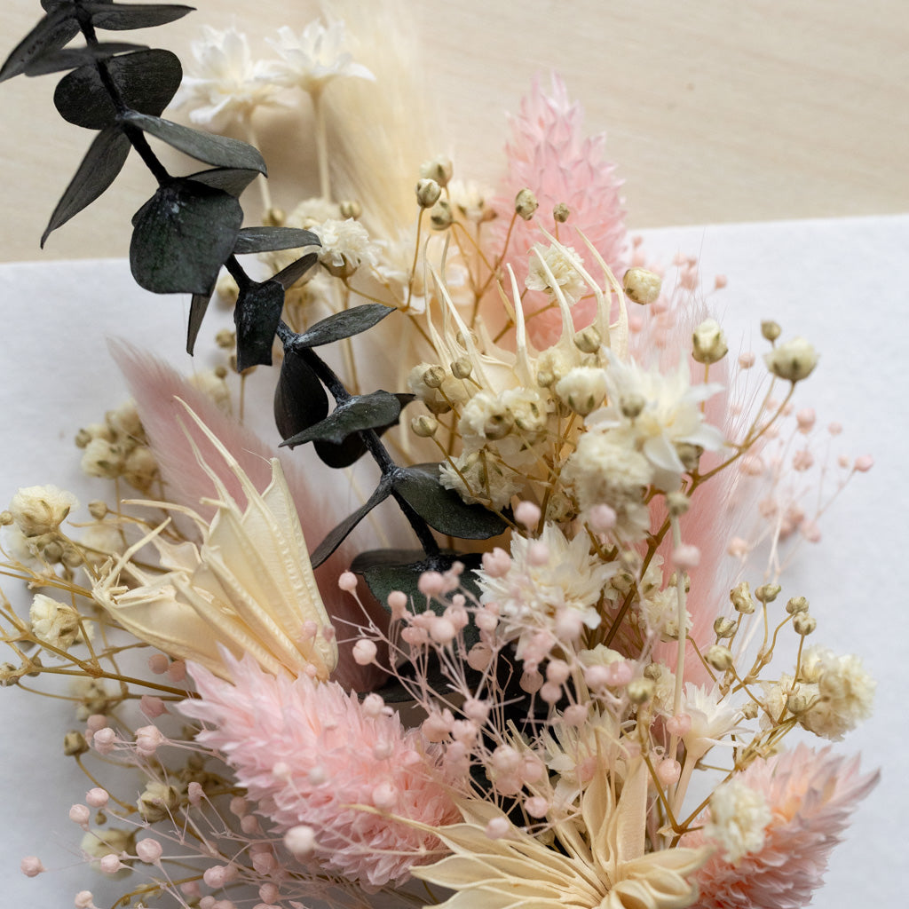 Rosé Dreams | Mini-Trockenblumensträuße | 3er Set