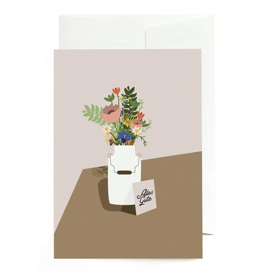 Grußkarte BLUMENSTRAUß Roadtyping