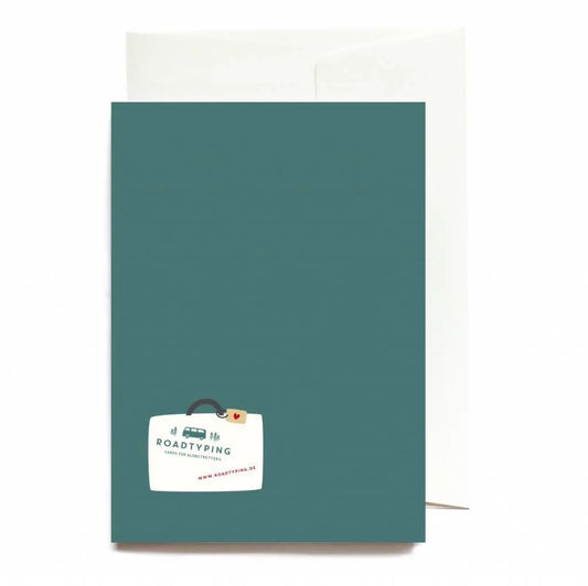 Grußkarte LET'S ESCAPE TOGETHER - Feder&Konfetti