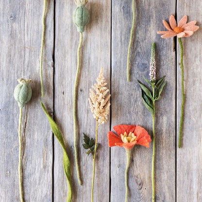 Grass Straw | Gry & Sif | Filzblume