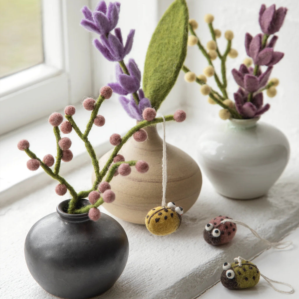 Lavenders & Leaf | Gry & Sif | Filzblume