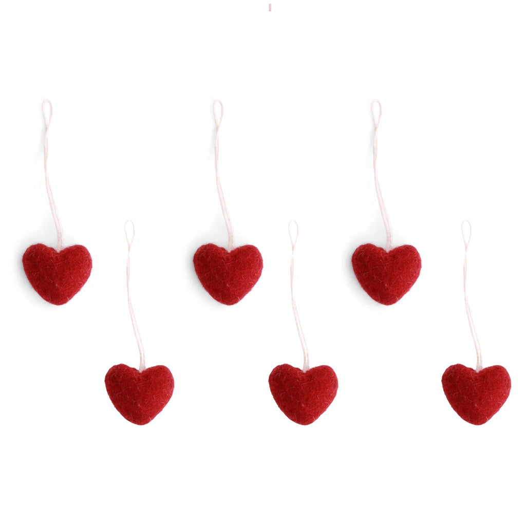 Mini Hearts | Gry & Sif | Filz-Anhänger