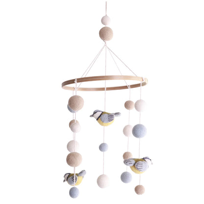Mobile Birds | Gry & Sif | Deko Kinderzimmer | 2 Farben