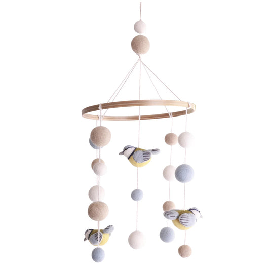 Mobile Birds | Gry & Sif | Deko Kinderzimmer | 2 Farben