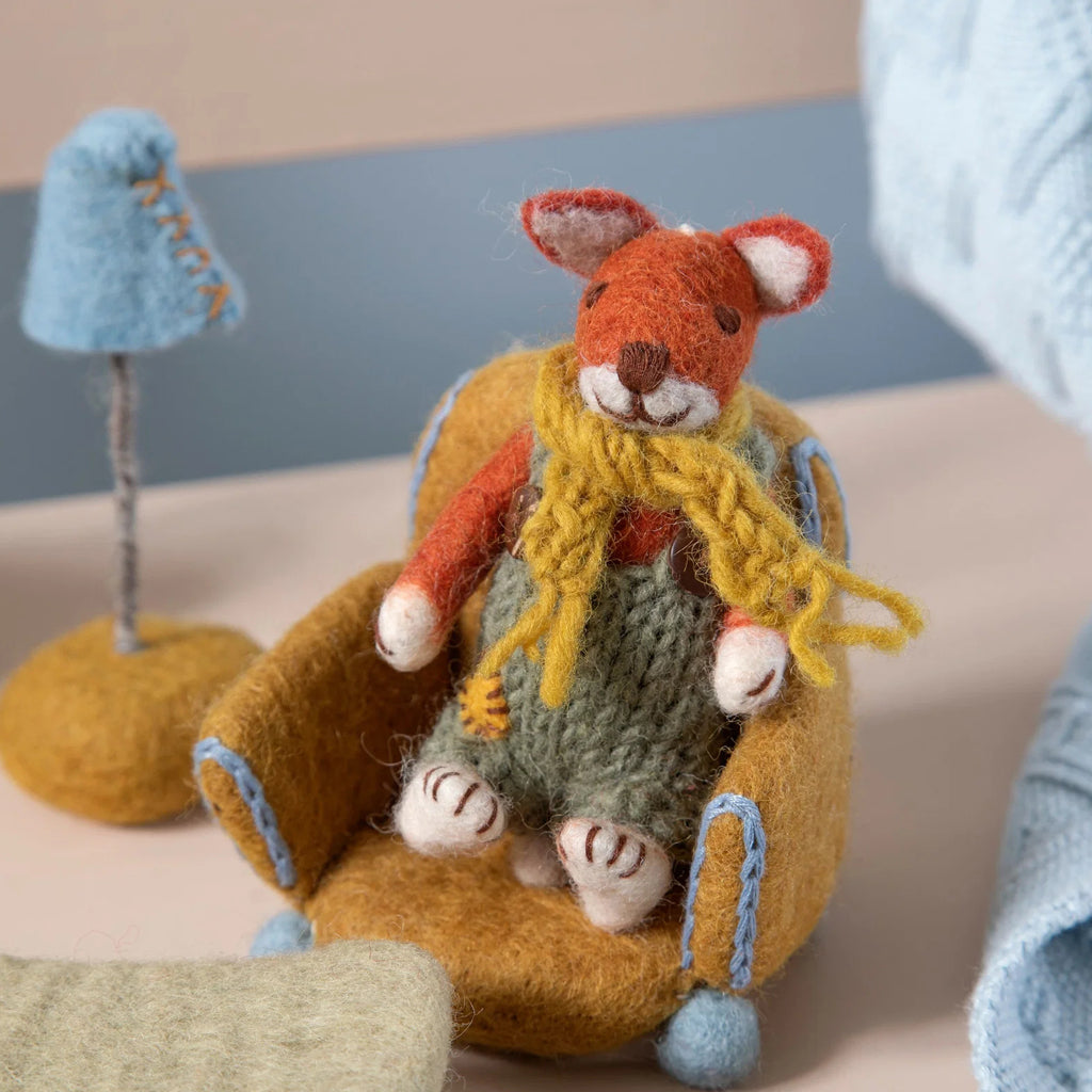 Small Fox Boy & Girly | Gry & Sif | Filzfigur | 2 Varianten