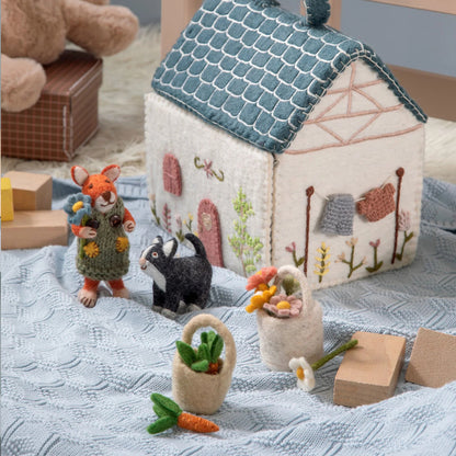 Small Fox Boy & Girly | Gry & Sif | Filzfigur | 2 Varianten